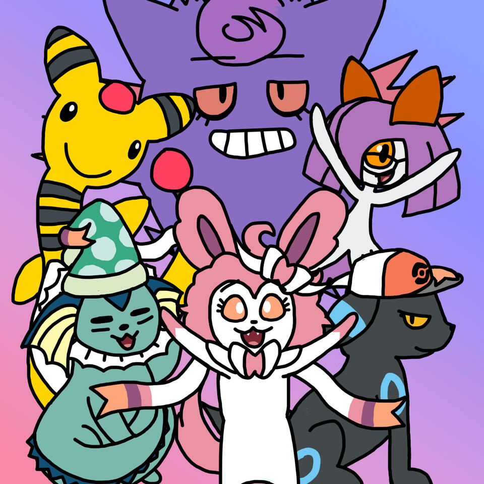 clockwise from bottom center: Melody, Dissy, Amity, Fate, Mara, Rory